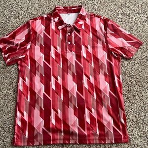 Mens performance golf polo